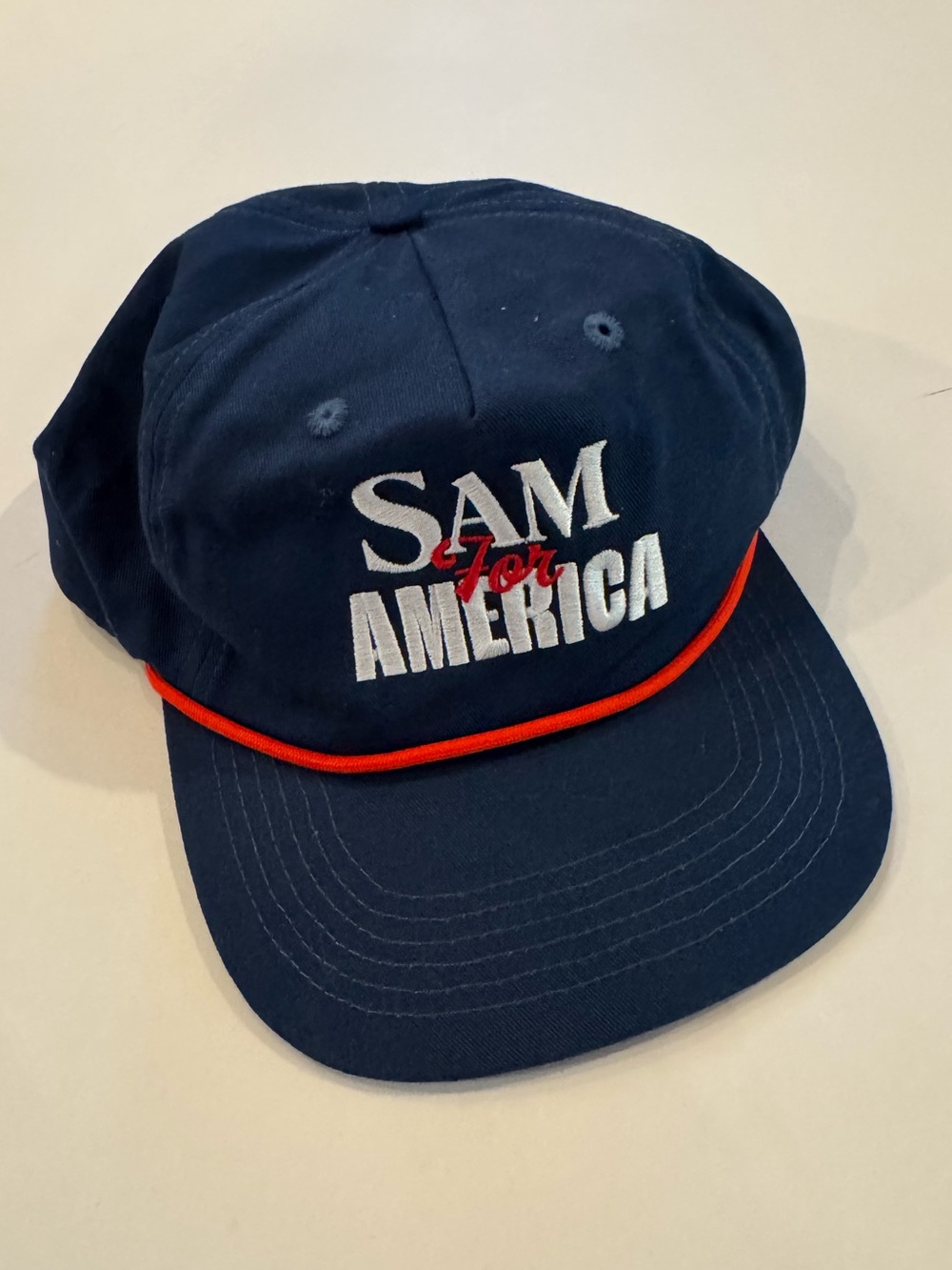 ‘Sam for America’ Samuel Adams Navy Blue Men's Cap